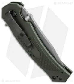 Combative Edge M1-Assist Clip Point Knife OD Green (3.875" Bead Blast) -Benchmade Store combative edge m1mo side cm