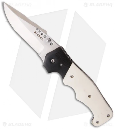 CRKT The Natural Spring Assisted Knife White Bone & G10 (3.88" Satin Plain) 7085 CRKT The Natural Spring Assisted Knife White Bone & G10 (3.88" Satin Plain) 7085 -Benchmade Store crkt 7085 the natural