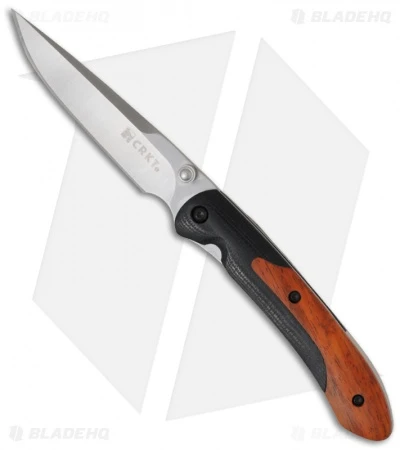 CRKT Delegate Gentleman Knife w/ Cocobolo Wood & G10 (3" Satin Plain) 1053W CRKT Delegate Gentleman Knife W/ Cocobolo Wood & G10 (3" Satin Plain) 1053W -Benchmade Store crkt delegate 1053w