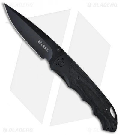CRKT Fire Spark Tactical Spring Assisted Knife (Black PLN) 1050K CRKT Fire Spark Tactical Spring Assisted Knife (Black PLN) 1050K -Benchmade Store crkt fire spark black 1050k