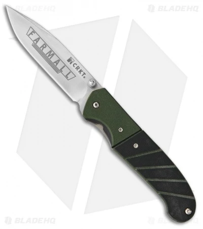 CRKT Ignitor Farmall Spring Assisted Knife Black/Green G-10 (3.38" Satin) 6850NH CRKT Ignitor Farmall Spring Assisted Knife Black/Green G-10 (3.38" Satin) 6850NH -Benchmade Store crkt initor farmall blk green g10 6850NH BHQ 43802 dl