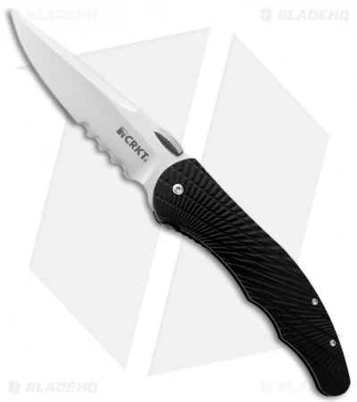 CRKT MJ Lerch Enticer Spring Assisted Knife (3.24" Satin Serr) 1061 CRKT MJ Lerch Enticer Spring Assisted Knife (3.24" Satin Serr) 1061 -Benchmade Store crkt lerch enticer 1061