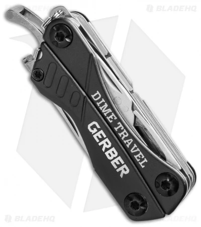 Gerber Dime Travel Multi-Tool Gray 30-001079 Gerber Dime Travel Multi-Tool Gray 30-001079 -Benchmade Store gerber dime travel multi tool grey 33 010062 side2 cm