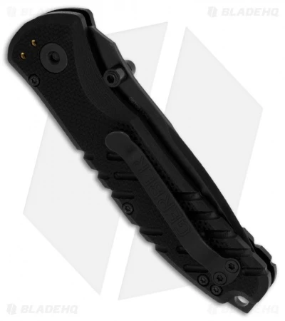 Gerber Propel AO Knife Black Assisted Opening (3.5" Tanto Black Serr) Gerber Propel AO Knife Black Assisted Opening (3.5" Tanto Black Serr) -Benchmade Store gerber propel tactical auto 30 000698n side 1