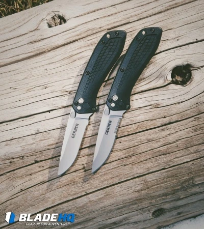 Gerber US-Assist Spring Assisted Knife Black (3" 420HC Gray Serr) 30-001294 Gerber US-Assist Spring Assisted Knife Black (3" 420HC Gray Serr) 30-001294 -Benchmade Store gerber us assist 30 001206 BHQ 50403 30 001294 BHQ 50406 dl
