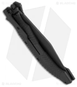 HTM Darrel Ralph AXD 5.5 Spring Assisted Knife (5.5" Black) -Benchmade Store hand tech made black flipper mfdraxd55dlcao closed side