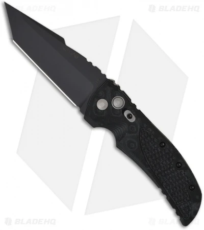 Hogue Knives EX-A01 Automatic Knife Tanto Black G10 (4" Black) Hogue Knives EX-A01 Automatic Knife Tanto Black G10 (4" Black) -Benchmade Store hogue auto 4 tanto g10 g mascus black 34109