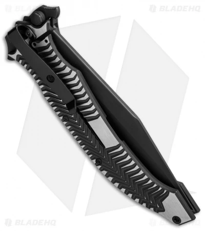 HTM Darrel Ralph AXD 5.5 Spring Assisted Knife Two-Tone Ti (5.5" Black) HTM Darrel Ralph AXD 5.5 Spring Assisted Knife Two-Tone Ti (5.5" Black) -Benchmade Store htm axd assist black tanto cm side