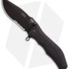 HTM Darrel Ralph Gun Hammer Bowie Spring Assisted Knife (3.5" Black Serr) -Benchmade Store htm ddr mfdrghbdsao