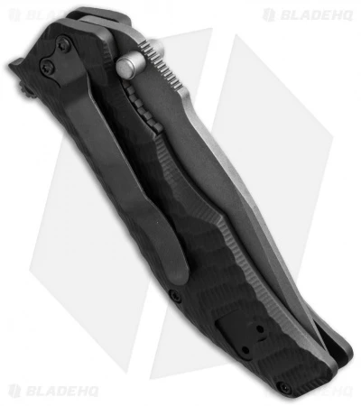 HTM Gun Hammer Bowie Spring Assisted Knife (3.5" BB Compound) HTM Gun Hammer Bowie Spring Assisted Knife (3.5" BB Compound) -Benchmade Store htm ghbhq1 side cm