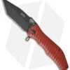 HTM Darrel Ralph Gun Hammer Tanto Spring Assisted Knife Red (3.5" Black) -Benchmade Store htm gun hammer assist crimson red dlc tanto cm