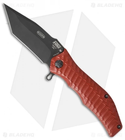 HTM Darrel Ralph Gun Hammer Tanto Spring Assisted Knife Red (3.5" Black) HTM Darrel Ralph Gun Hammer Tanto Spring Assisted Knife Red (3.5" Black) -Benchmade Store htm gun hammer assist crimson red dlc tanto cm