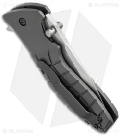 HTM Kirby Lambert Snap Tanto Spring Assisted Knife Gray (3.5" Stonewash) 4 HTM Kirby Lambert Snap Tanto Spring Assisted Knife Gray (3.5" Stonewash) -Benchmade Store htm snap gray tanto stonewash side cm