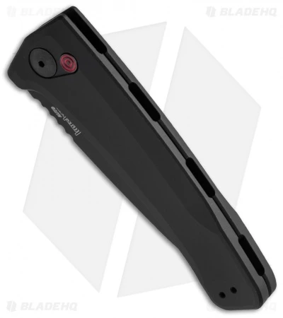 Kershaw Launch 3 Automatic Knife Black Aluminum (3.4" Black) 7300BLK Kershaw Launch 3 Automatic Knife Black Aluminum (3.4" Black) 7300BLK -Benchmade Store kershaw launch auto 3 7300blk bottom cm