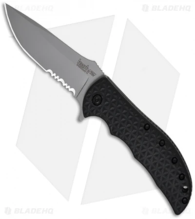 Kershaw Volt II Assisted Opening Knife Black (3.25" Bead Blast Serr) 3650ST Kershaw Volt II Assisted Opening Knife Black (3.25" Bead Blast Serr) 3650ST -Benchmade Store kershaw volt ii 3650 st BHQ 6845 jr