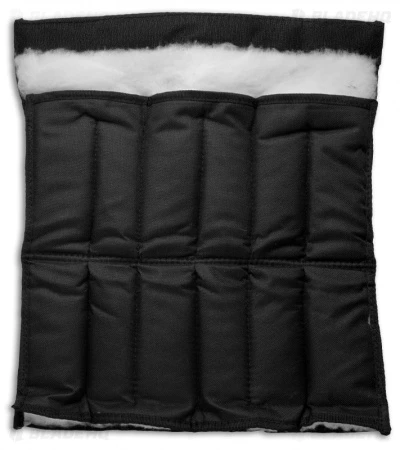 12 Knife Attache Storage Case Pouch (Black Nylon / Fleece Lined) 12 Knife Attache Storage Case Pouch (Black Nylon / Fleece Lined) -Benchmade Store knive bag ac111 open