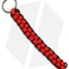 Red & Black 550 Paracord Lanyard Keychain Boondoggle W/ Split Ring -Benchmade Store lanyard red black az861
