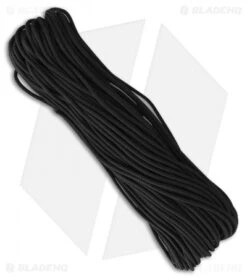 Marbles 325 Paracord Black Nylon (100') USA