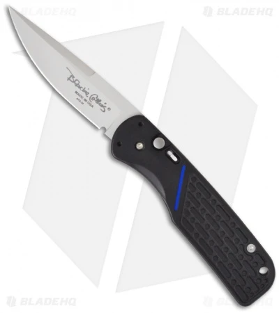 Meyerco Blackie Collins Thin Blue Line Automatic Knife (3.2" Bead Blast) USA Meyerco Blackie Collins Thin Blue Line Automatic Knife (3.2" Bead Blast) USA -Benchmade Store meyerco blackie collins matblauto