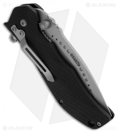 Meyerco Maxx-Q Spring Assisted Knife G-10 (3.25" Black Serr) Meyerco Maxx-Q Spring Assisted Knife G-10 (3.25" Black Serr) -Benchmade Store meyerco maxx q spring assisted mfdrmq1ao silver plain side