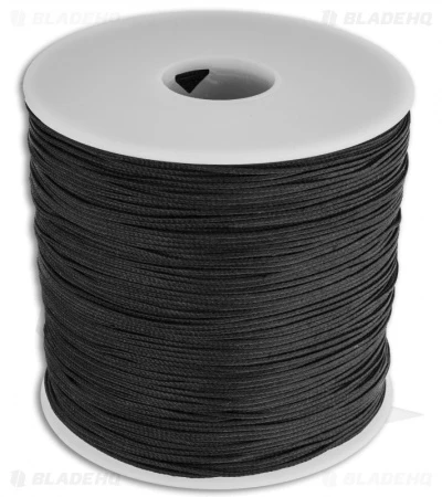 Black Atwood Micro Cord (1000') USA Black Atwood Micro Cord (1000') USA -Benchmade Store micro paracord large 1000ft black