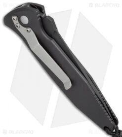 Microtech Mini Socom Tanto Automatic Knife (3.25" Black Serr) 03/1999 -Benchmade Store microtech mini socom auto 03 1999 side cm