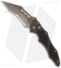 Vintage Microtech Vector Automatic Knife (3.1" Black Serr) 05/2002