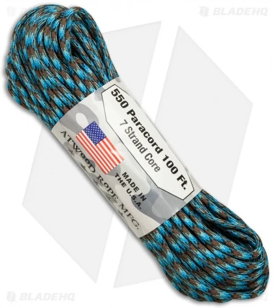 Atwood 550 Lb. Paracord 100 Ft. 7 Strand Core (Abyss) RG1096H Atwood 550 Lb. Paracord 100 Ft. 7 Strand Core (Abyss) RG1096H -Benchmade Store paracord abyss