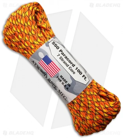 Atwood 550 Lb. Paracord 100 Ft. 7 Strand Core (Atomic) RG1119H Atwood 550 Lb. Paracord 100 Ft. 7 Strand Core (Atomic) RG1119H -Benchmade Store paracord atomic