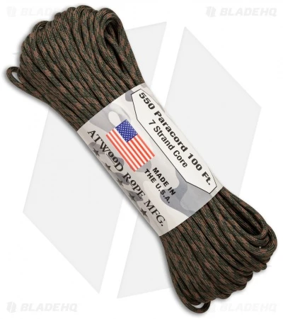 Atwood 550 Lb. Paracord 100 Ft. 7 Strand Core (Wetland) RG1048H Atwood 550 Lb. Paracord 100 Ft. 7 Strand Core (Wetland) RG1048H -Benchmade Store paracord wetland