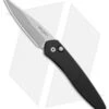Pro-Tech Newport Automatic Knife Black (3" Stonewash) 3405 1 Pro-Tech Newport Automatic Knife Black (3" Stonewash) 3405 -Benchmade Store prortech newport black stonewash plain auto 3405 bhq 14206 jr