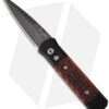 Pro-Tech Godson Custom Automatic Knife W/ Amber Jigged Bone (3.15" Damascus) 1 Pro-Tech Godson Custom Automatic Knife W/ Amber Jigged Bone (3.15" Damascus) -Benchmade Store protech 761 d godson damascus custom amber jigged bone