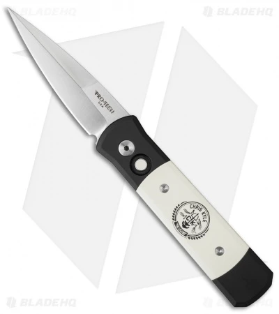 Pro-Tech Godson Chris Kyle Custom Tuxedo Automatic Knife (3.15" Satin) Pro-Tech Godson Chris Kyle Custom Tuxedo Automatic Knife (3.15" Satin) -Benchmade Store protech ck751 cm