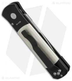 Pro-Tech Godson Chris Kyle Custom Tuxedo Automatic Knife (3.15" Satin) 4 Pro-Tech Godson Chris Kyle Custom Tuxedo Automatic Knife (3.15" Satin) -Benchmade Store protech ck751 side cm