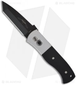 Pro-Tech Emerson Custom Steel CQC-7 Automatic Knife Black G-10 (3.25" Black)