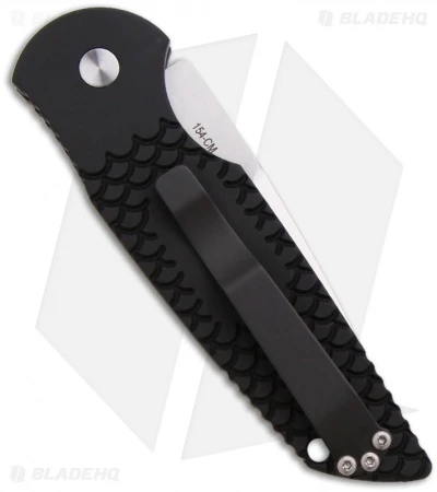 Pro-Tech Tactical Response TR-3 X1 Automatic Knife Fish Scale (3.5" Satin) Pro-Tech Tactical Response TR-3 X1 Automatic Knife Fish Scale (3.5" Satin) -Benchmade Store protech tr 3 x1 satin fish scale back