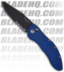 Pro-Tech Automatic Elishewitz Blue Doru Automatic Knife (Black SER) 2021