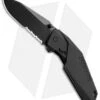 Schrade SCHA5BS Clip Point Spring Assisted Knife (3.375" Black Serr) 2 Schrade SCHA5BS Clip Point Spring Assisted Knife (3.375" Black Serr) -Benchmade Store schrade scha5bs 2 bhq 21830 jr