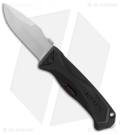 Schrade SCHA6L Drop Point Spring Assisted Knife (3.75" Bead Blast Plain) Schrade SCHA6L Drop Point Spring Assisted Knife (3.75" Bead Blast Plain) -Benchmade Store schrade scha6l