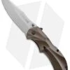 Schrade SCHA7BR Clip Point Spring Assisted Knife Brown (3.25" Bead Blast Plain) -Benchmade Store schrade scha7br 2