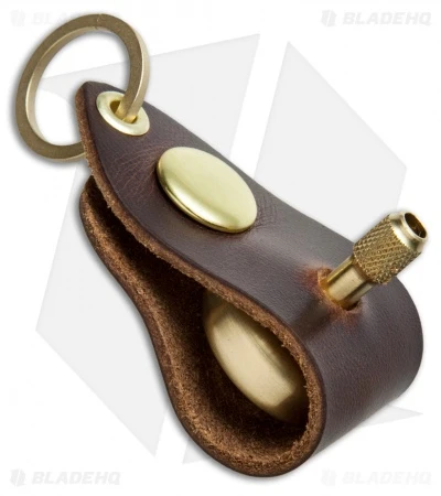 Scout Leather Co. Prometheus Lambda Top Holder Brown CXL Leather Scout Leather Co. Prometheus Lambda Top Holder Brown CXL Leather -Benchmade Store scount leather co top holder brown dl top