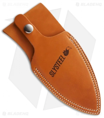SLYSTEEL Leather Sheath for Shark Tooth Hunter I (Natural) SLYSTEEL Leather Sheath For Shark Tooth Hunter I (Natural) -Benchmade Store slysteel leather sheath hunter natural