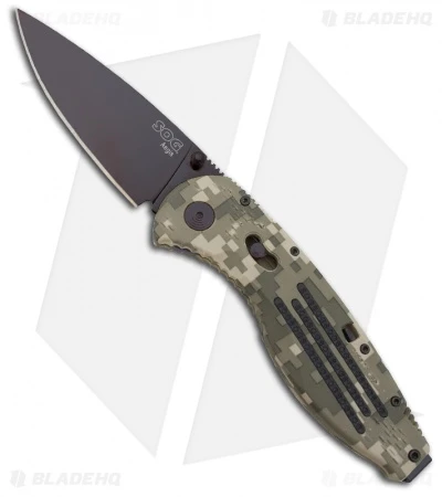 SOG Aegis Knife Spring Assisted Digital Camo (3.5" Black) AE-06 SOG Aegis Knife Spring Assisted Digital Camo (3.5" Black) AE-06 -Benchmade Store sog aegis ae 06