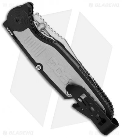 SOG Boot Camp Mini Spring Assisted Knife (3.25" Satin) BCP101 SOG Boot Camp Mini Spring Assisted Knife (3.25" Satin) BCP101 -Benchmade Store sog bootcamp mini bcp101 cp satin side