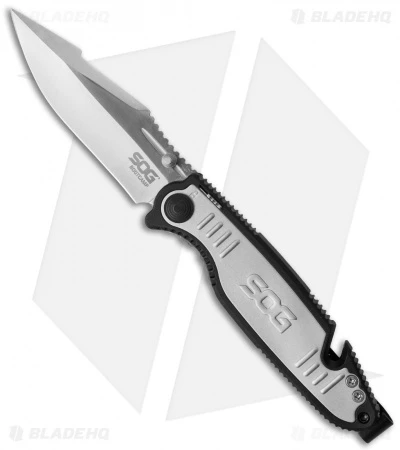 SOG Boot Camp Mini Spring Assisted Knife (3.25" Satin) BCP101 SOG Boot Camp Mini Spring Assisted Knife (3.25" Satin) BCP101 -Benchmade Store sog bootcamp mini bcp101 cp satin