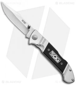 SOG Fielder Spring Assisted Knife Black G-10 (3.5" Satin) FF3002