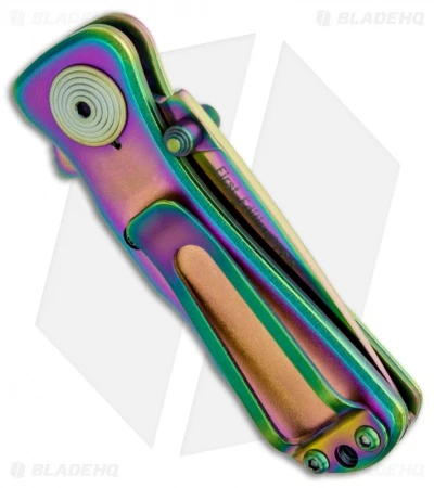 SOG Twitch I Spring Assisted Knife (2" Spectrum) TWI-2 SOG Twitch I Spring Assisted Knife (2" Spectrum) TWI-2 -Benchmade Store sog folding rainbow twitch i twi 2 side