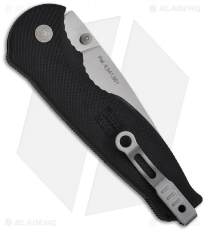 SOG Flash II Assisted Opening Knife Black Zytel (3.5" Satin Plain) FSA-8 SOG Flash II Assisted Opening Knife Black Zytel (3.5" Satin Plain) FSA-8 -Benchmade Store sog fsa 98 flash ii back
