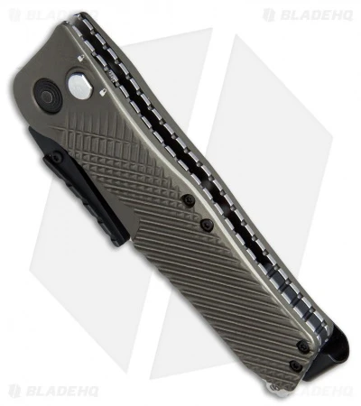 SOG Quake Spring Assisted Knife FDE Aluminum (3.5" Two-Tone) IM1001-BX SOG Quake Spring Assisted Knife FDE Aluminum (3.5" Two-Tone) IM1001-BX -Benchmade Store sog quake im1001 bx side dl
