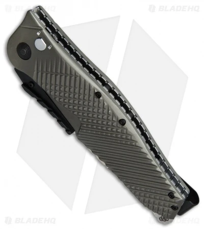 SOG Quake XL Spring Assisted Knife FDE Aluminum (4.5" Two-Tone) IM1101-BX SOG Quake XL Spring Assisted Knife FDE Aluminum (4.5" Two-Tone) IM1101-BX -Benchmade Store sog quake xl im1101 bx side dl